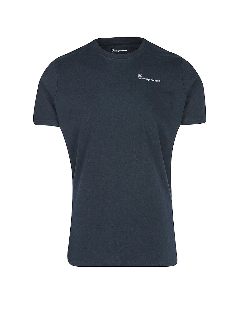 KNOWLEDGE COTTON APPAREL T-Shirt Alder blau | L